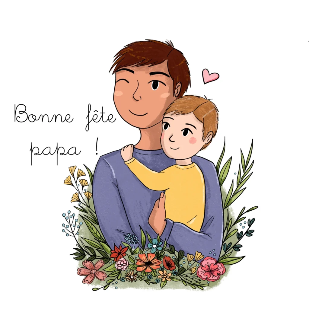 Coloriage Bonne fête Papa