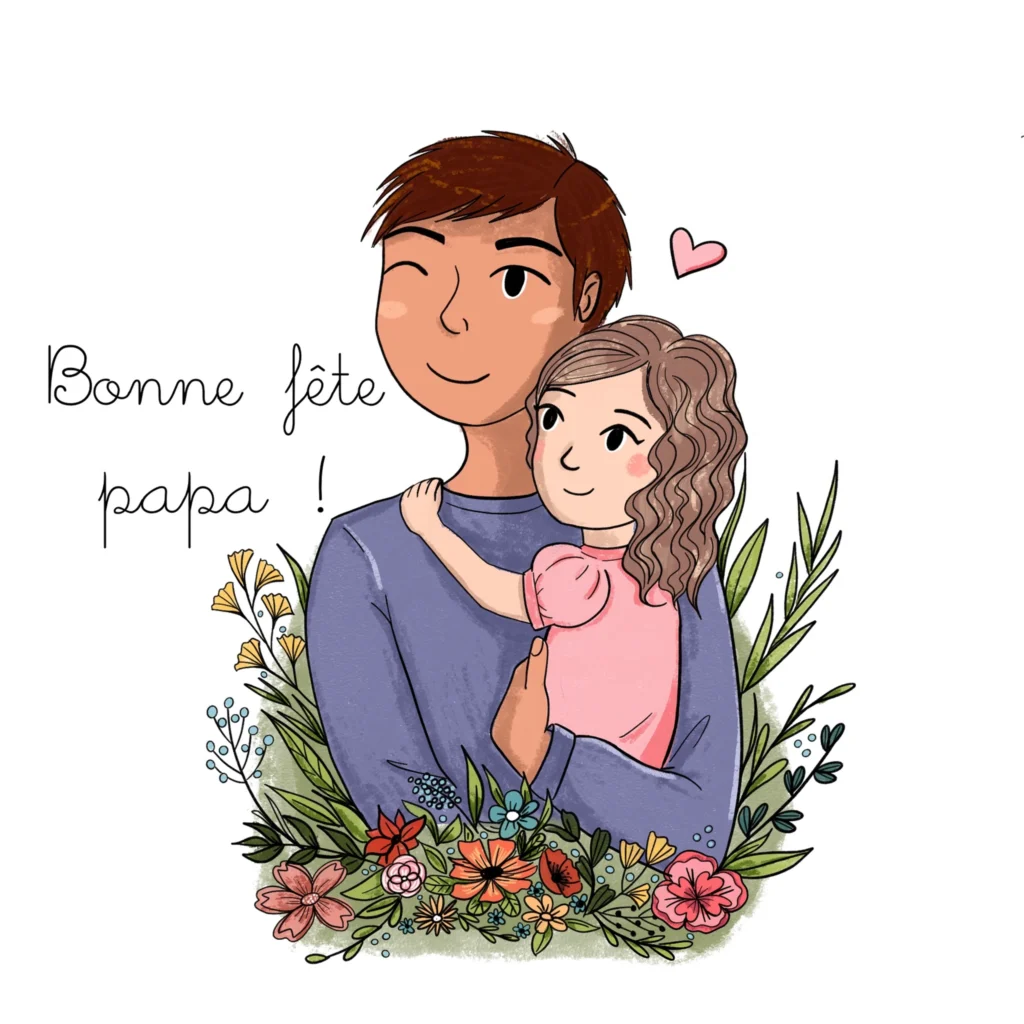 Coloriage Bonne fête papa
