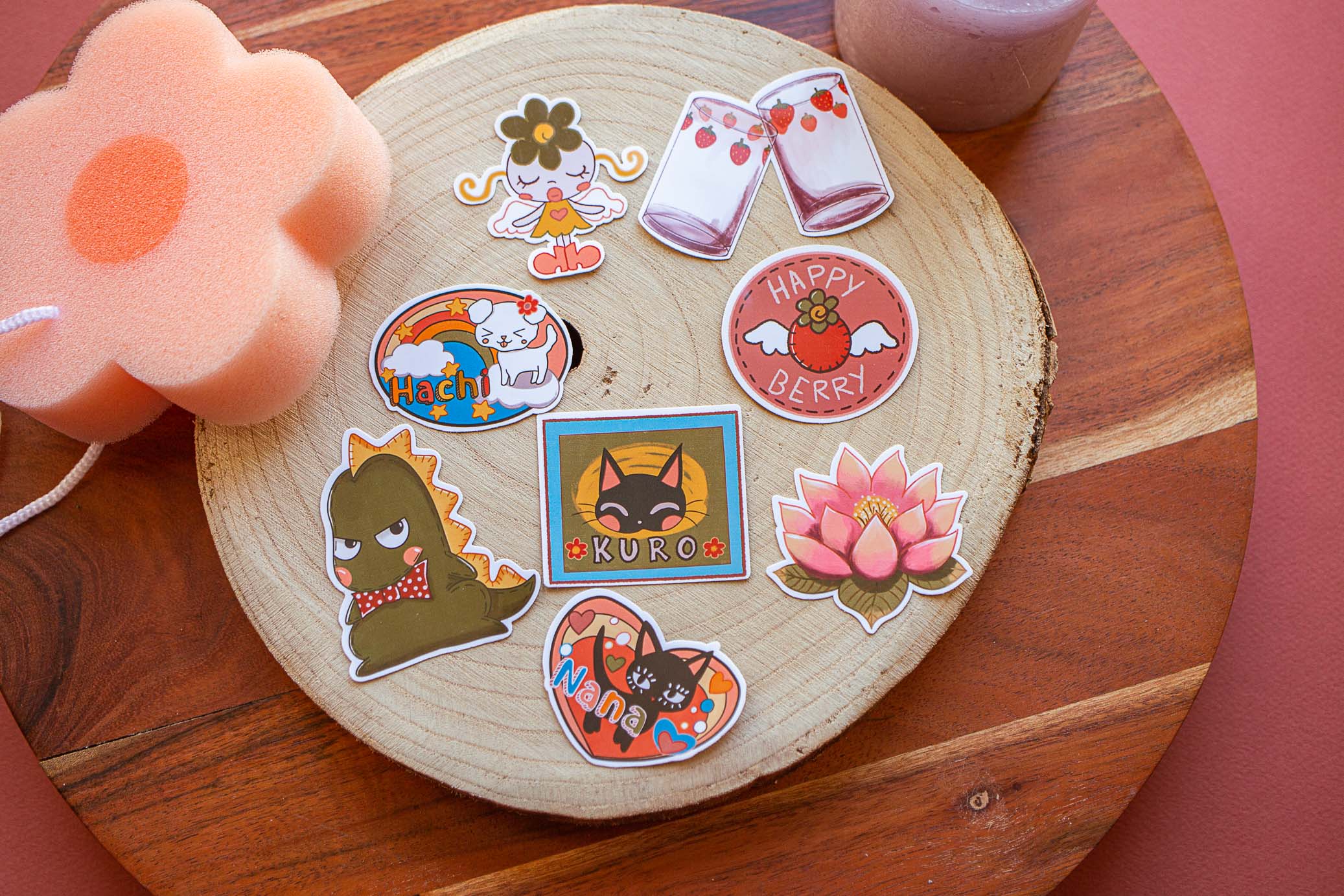 Stickers Ai Yazawa- Lot de 8