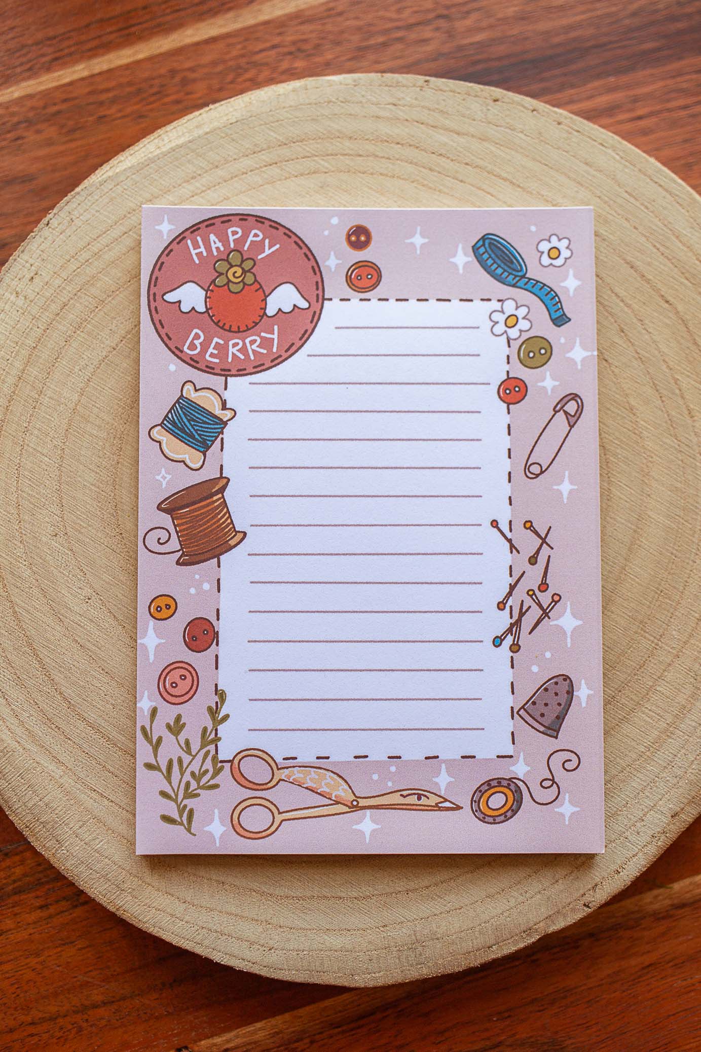 Bloc-Notes -Couture "Happy Berry"