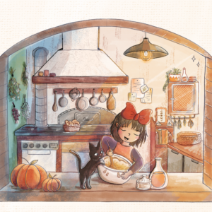 La cuisine de Kiki (Kiki la petite sorcière) - Illustration