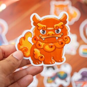 Shisa 右 - Sticker