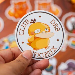 Psychokwak Club des Anxieux -Sticker