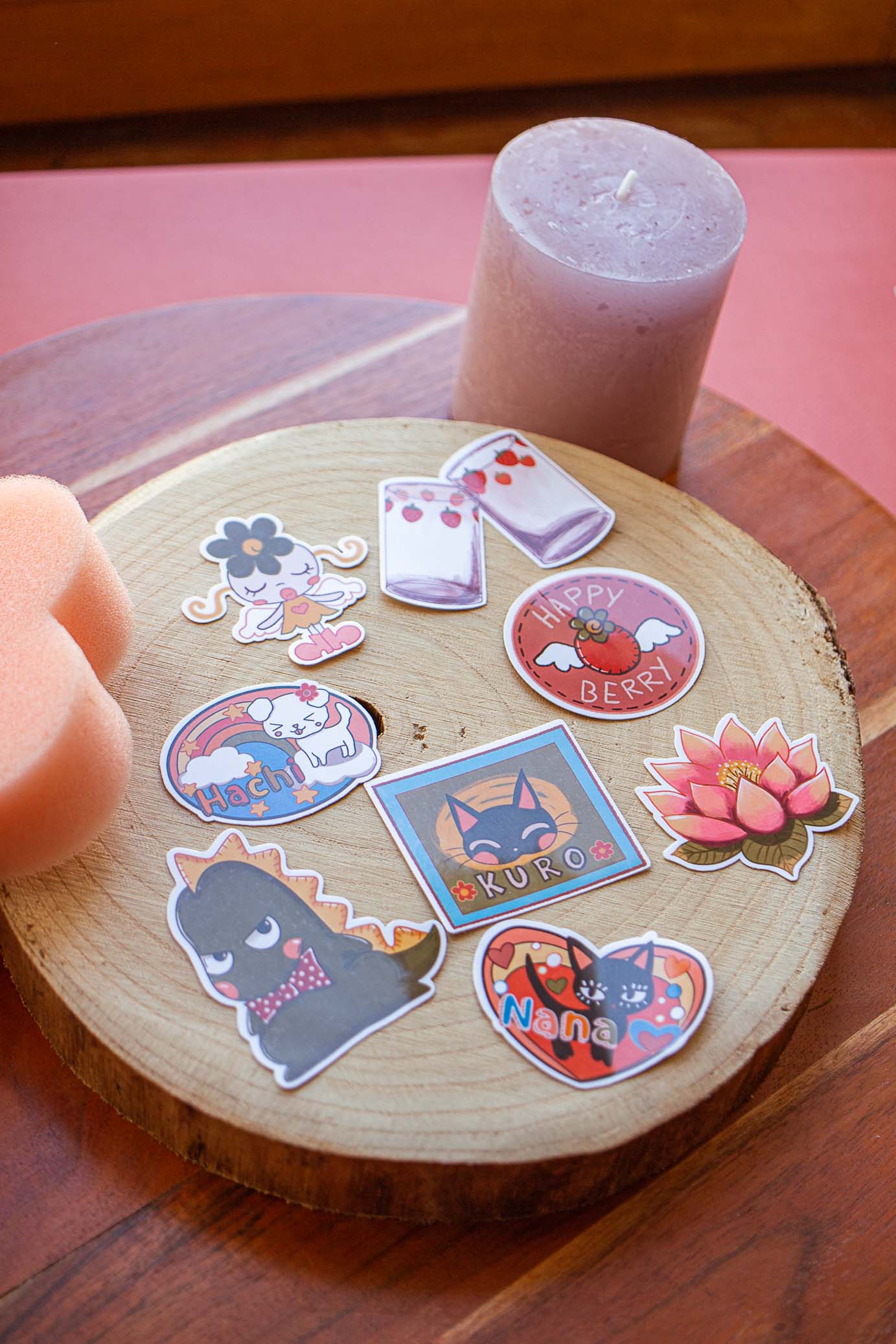 Stickers Ai Yazawa- Lot de 8 – Image 2