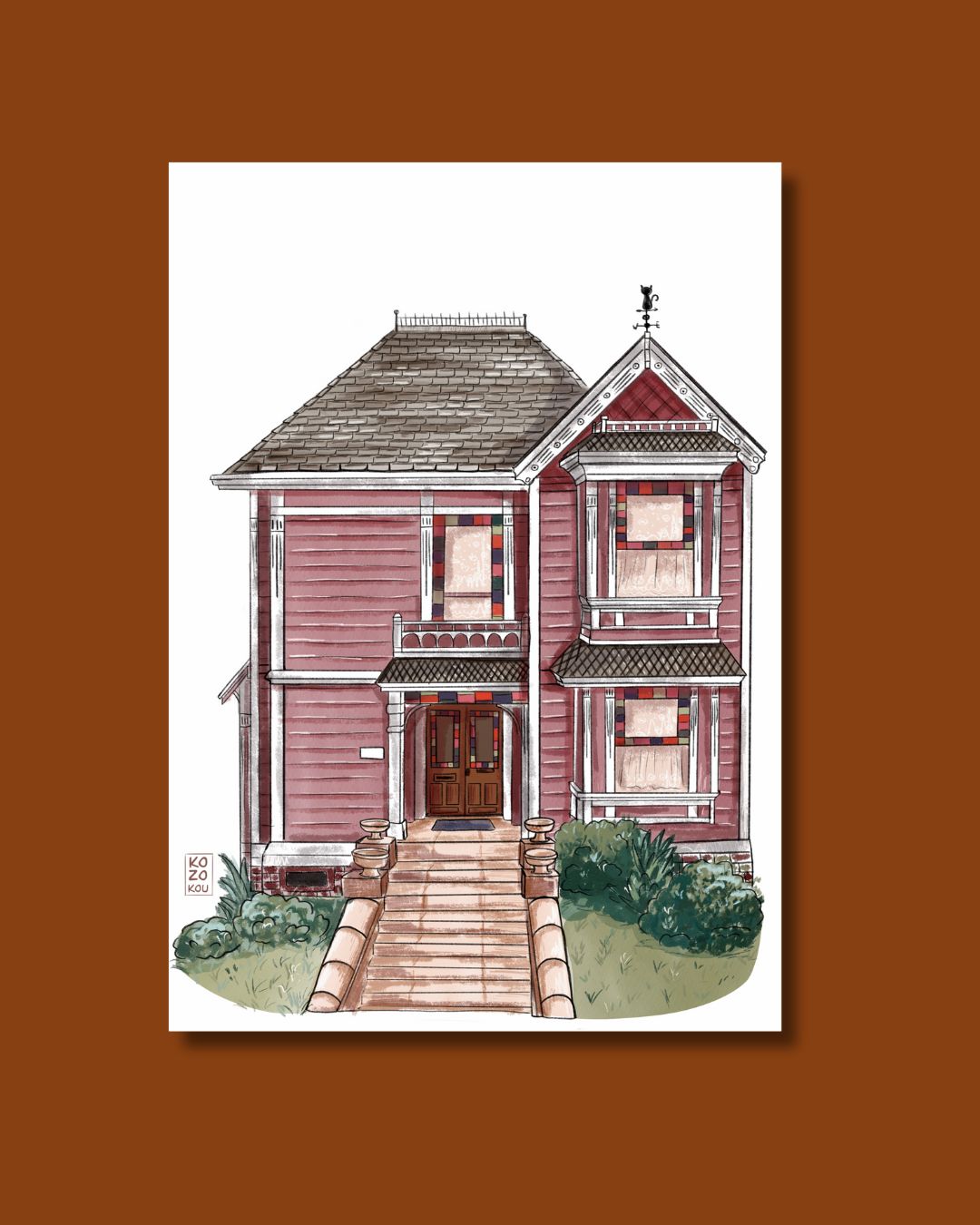 Affiche "La Maison des Sœurs Halliwell" - Illustration – Image 2