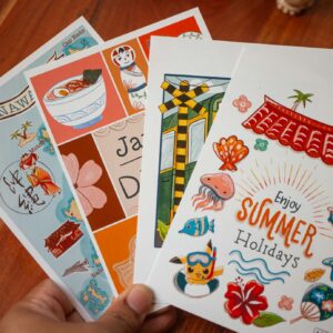 Lot de 4 Cartes Postales - Okinawa