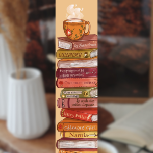 Marque-Page - Pile de livre