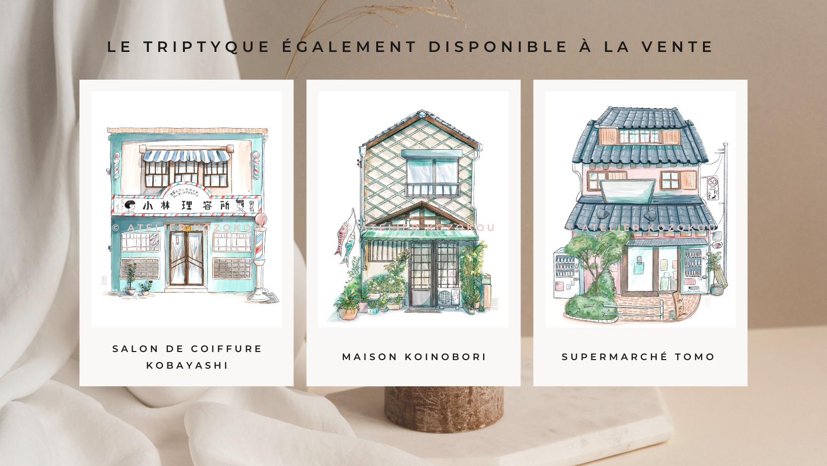 Lot 3 affiches - Facade Japonaise – Image 5