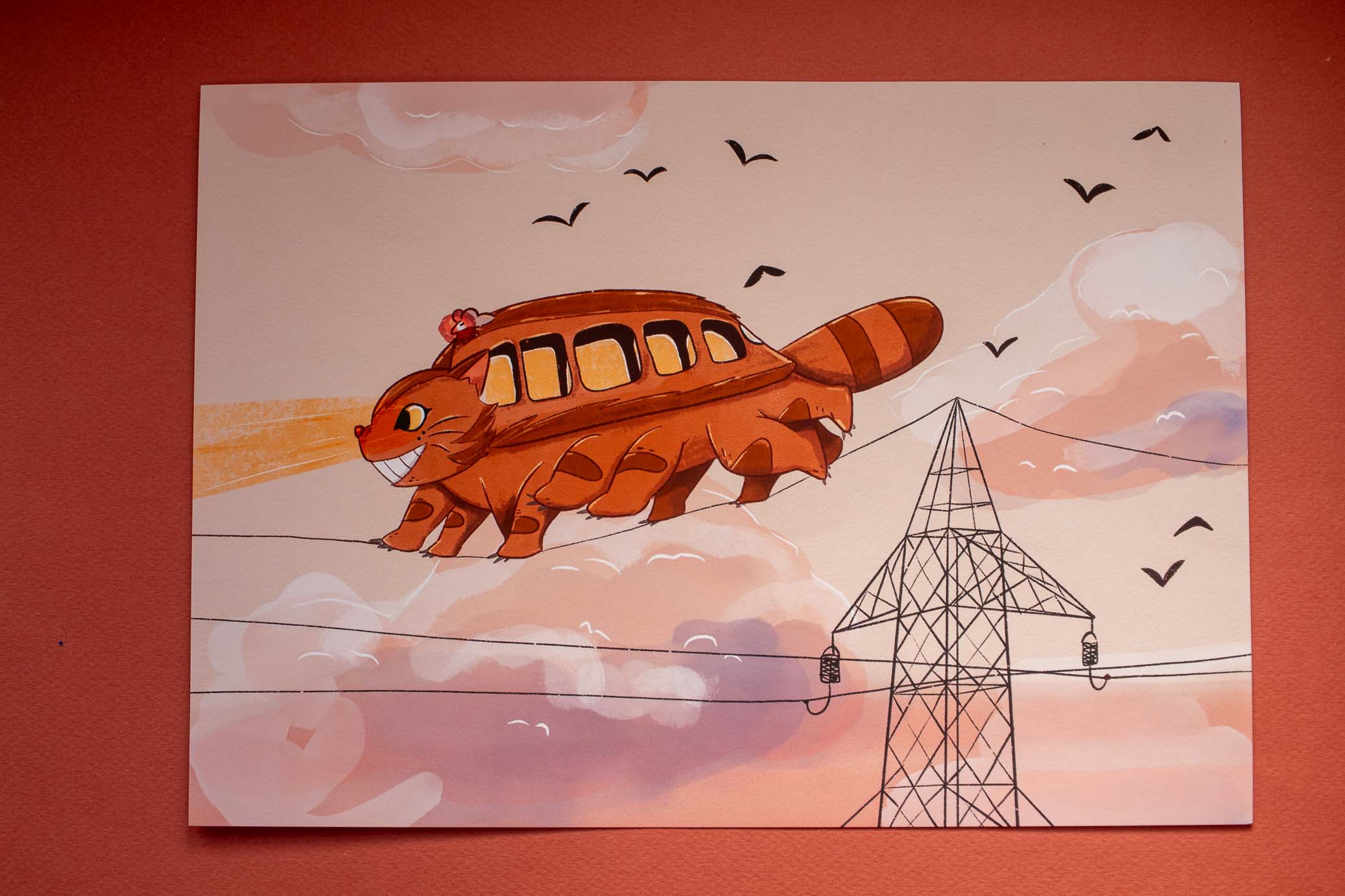 Le chat Bus - Illustration