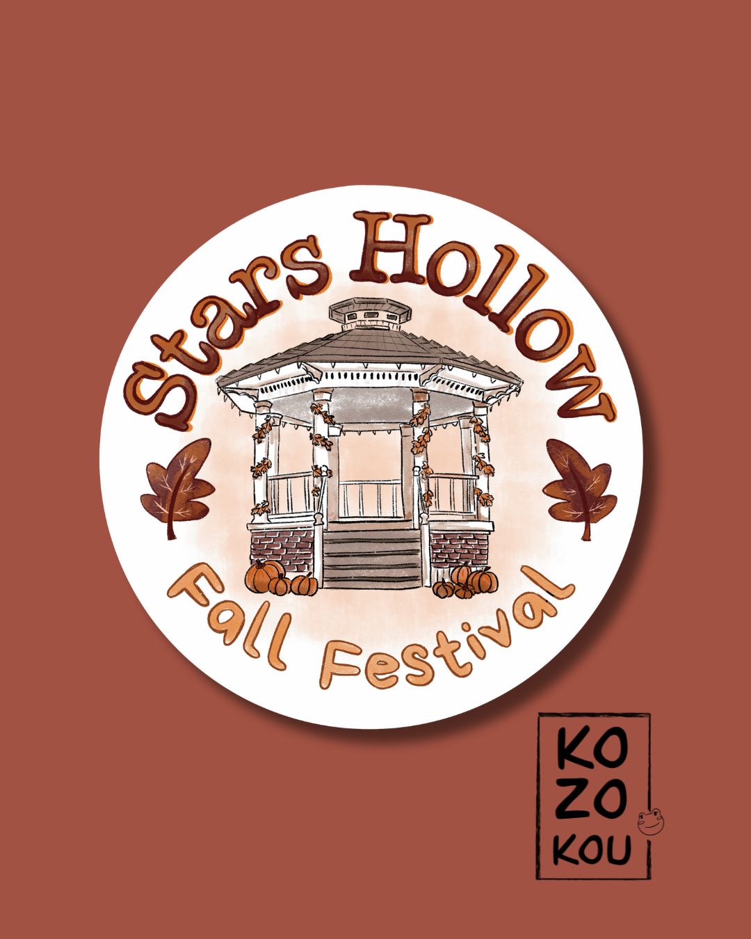 Stars Hollow Automne - Sticker – Image 2